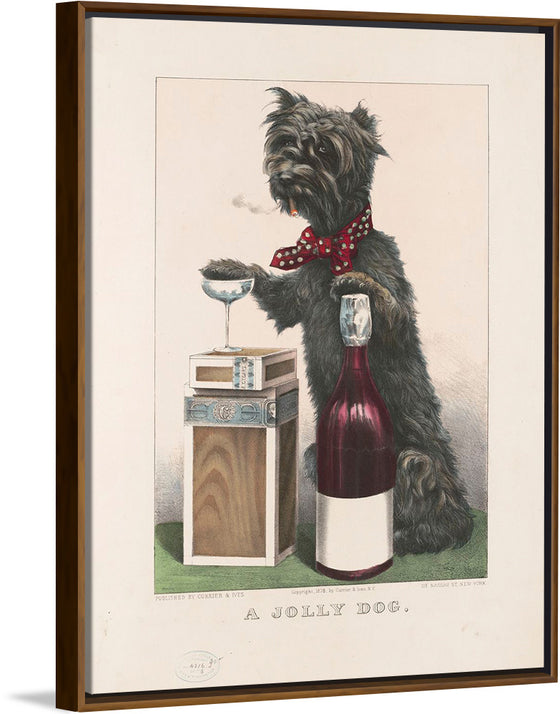 "A Jolly Dog", Currier and Ives