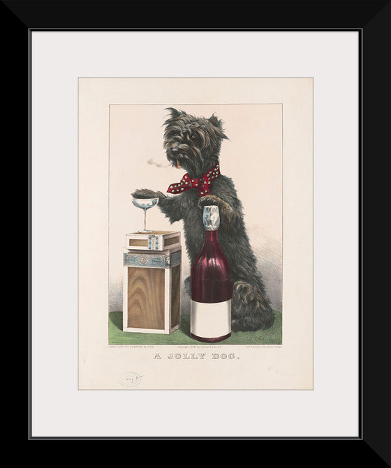 "A Jolly Dog", Currier and Ives