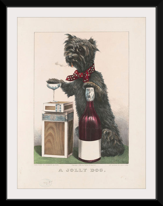 "A Jolly Dog", Currier and Ives