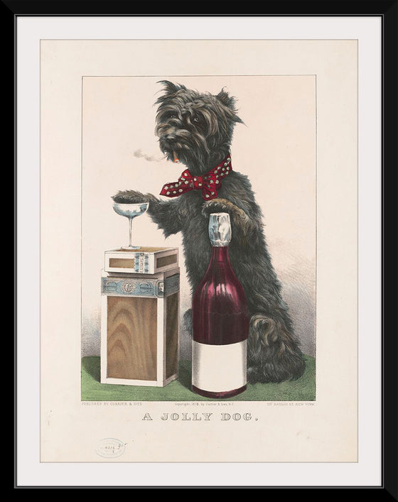 "A Jolly Dog", Currier and Ives
