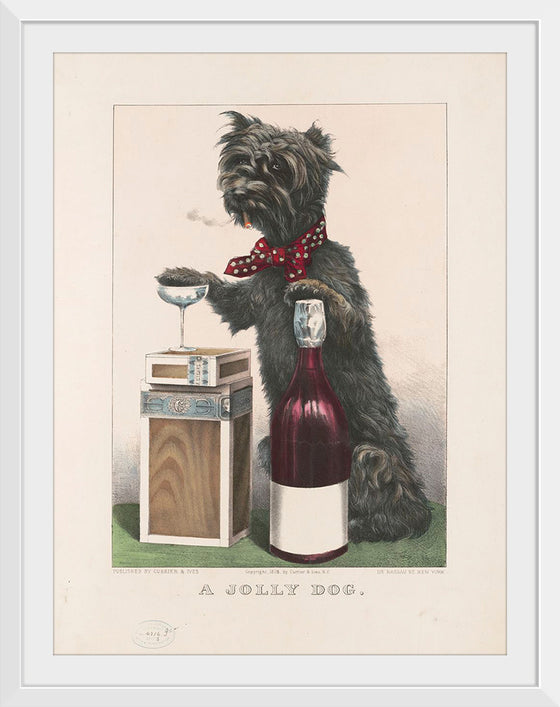 "A Jolly Dog", Currier and Ives