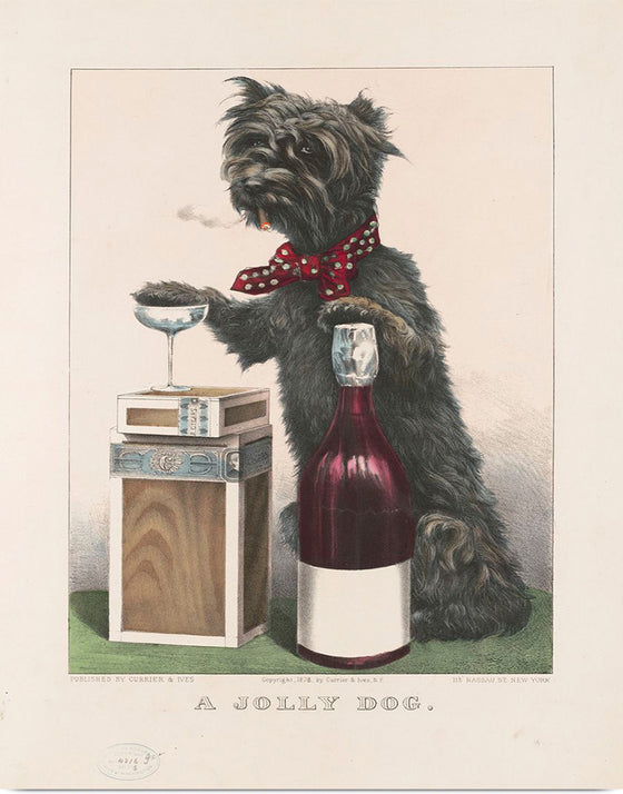 "A Jolly Dog", Currier and Ives