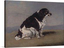  “The Duchess of York’s Spaniel (1804)” by Henry Bernard Chalon is a timeless tribute to canine companionship and aristocratic elegance. In this exquisite oil painting, a spaniel—graceful and dignified—takes center stage. Its glossy coat, soulful eyes, and poised demeanor evoke both loyalty and regality. Against a muted backdrop, the spaniel becomes a symbol of fidelity, faithfully serving the Duchess of York. 