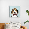 "Cute Beagle in a Dark Brown Bow Tie"