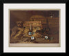 "Two Dogs Chasing Mouse Through Open Case of Champagne (1878)"