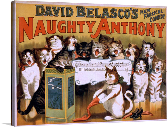 David Belasco's new farcical comedy, Naughty Anthony, is a hilarious look at the misadventures of a young man named Anthony, who is constantly getting into trouble. The play is full of mistaken identities, pratfalls, and slapstick humor, and it is sure to keep audiences entertained from beginning to end.