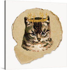  “Kitten Wearing Crown” is a majestic artwork that captures the essence of regality and innocence. The artwork features a charming kitten with mesmerizing eyes and intricate fur details, adorned with a resplendent golden crown.