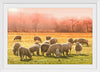 "Flock of Sheep in a Meadow"