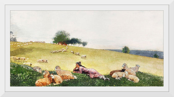 "Shepherdess of Houghton Farm (1878)", Winslow Homer