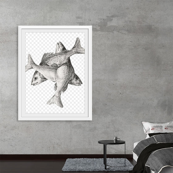 "Three fishes", Jean Bernard
