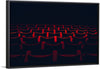 "Theatre seats in rows"