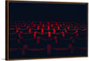 "Theatre seats in rows"