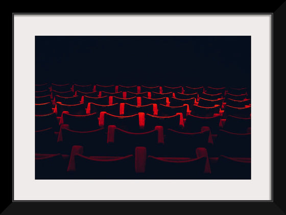 "Theatre seats in rows"