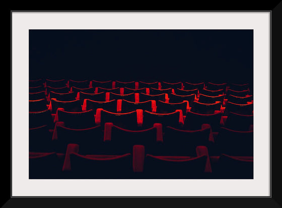 "Theatre seats in rows"