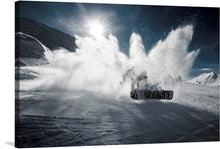  Capture the exhilaration of winter sports with this dynamic photo featuring a snowboarder carving through powdery snow in Davos. The frozen spray of snow, the crisp mountain air, and the fearless descent all come together to freeze a moment of pure adrenaline and skill. This print not only celebrates the thrill of snowboarding but also encapsulates the beauty of the snowy alpine landscape. 