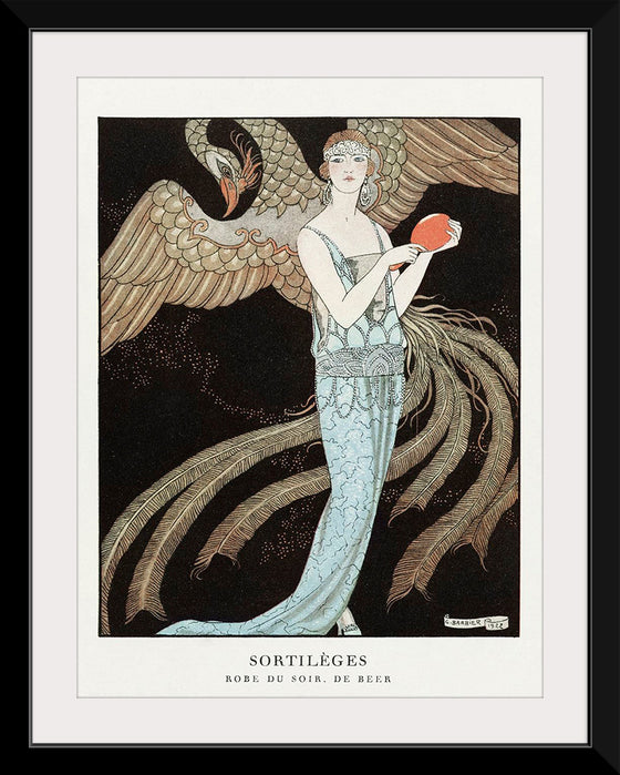 "Sortilèges: Evening dress, de Beer (1922) ", George Barbier