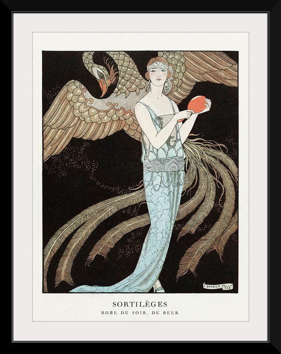 "Sortilèges: Evening dress, de Beer (1922) ", George Barbier