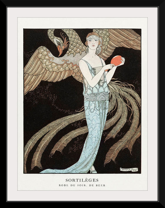 "Sortilèges: Evening dress, de Beer (1922) ", George Barbier