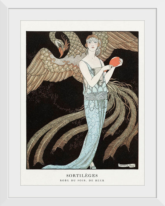 "Sortilèges: Evening dress, de Beer (1922) ", George Barbier