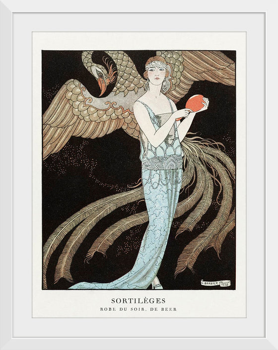 "Sortilèges: Evening dress, de Beer (1922) ", George Barbier