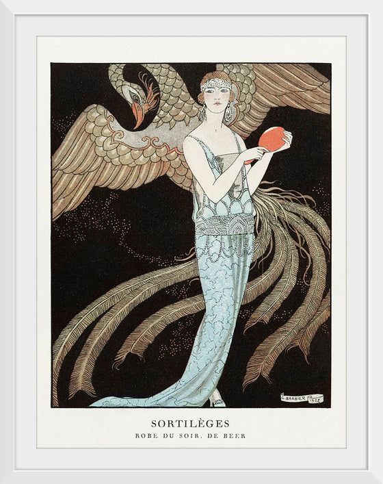 "Sortilèges: Evening dress, de Beer (1922) ", George Barbier