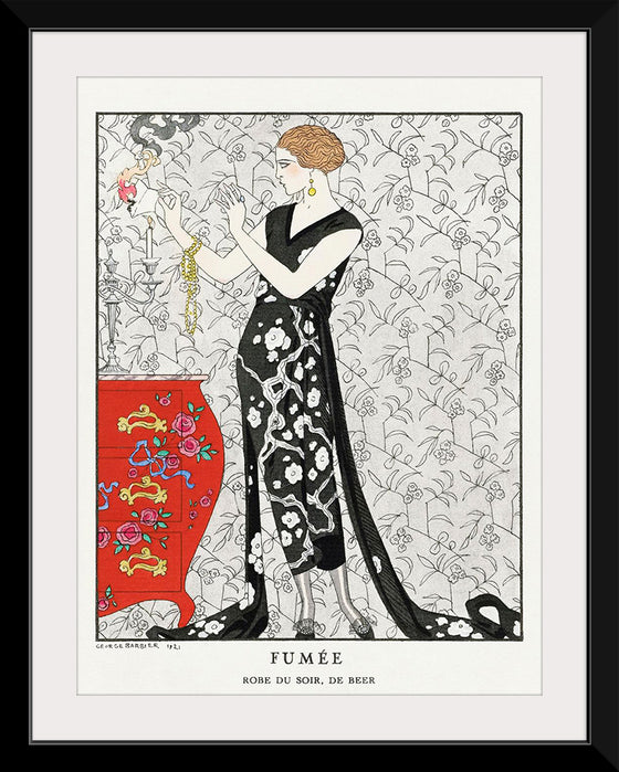 "Fumée: Robe du soir, de Beer (1921)", George Barbier