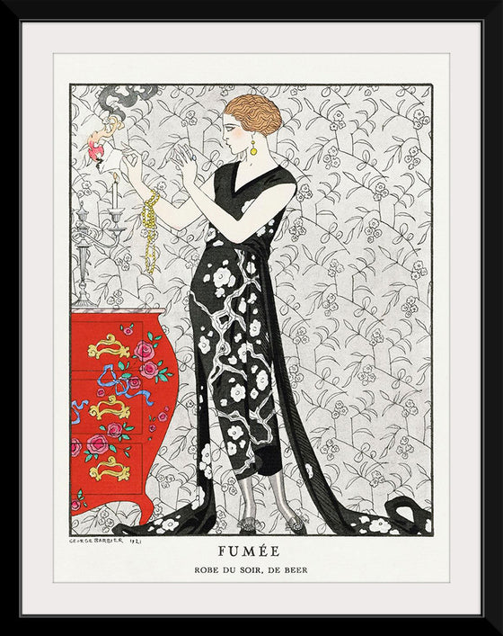 "Fumée: Robe du soir, de Beer (1921)", George Barbier