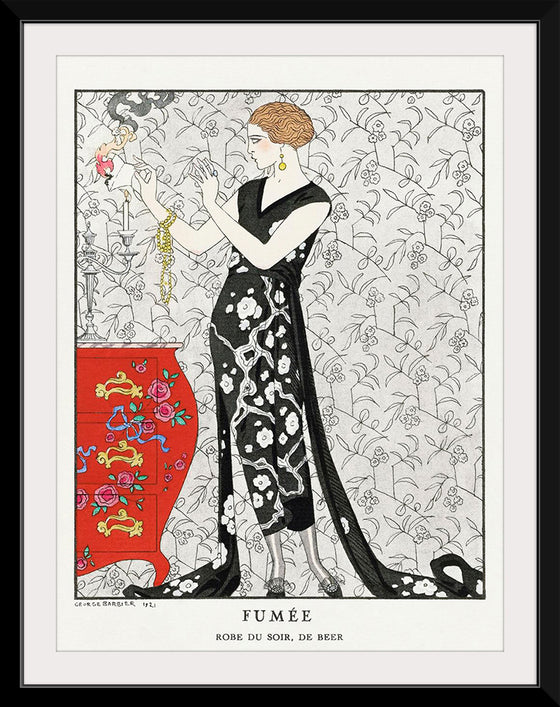 "Fumée: Robe du soir, de Beer (1921)", George Barbier