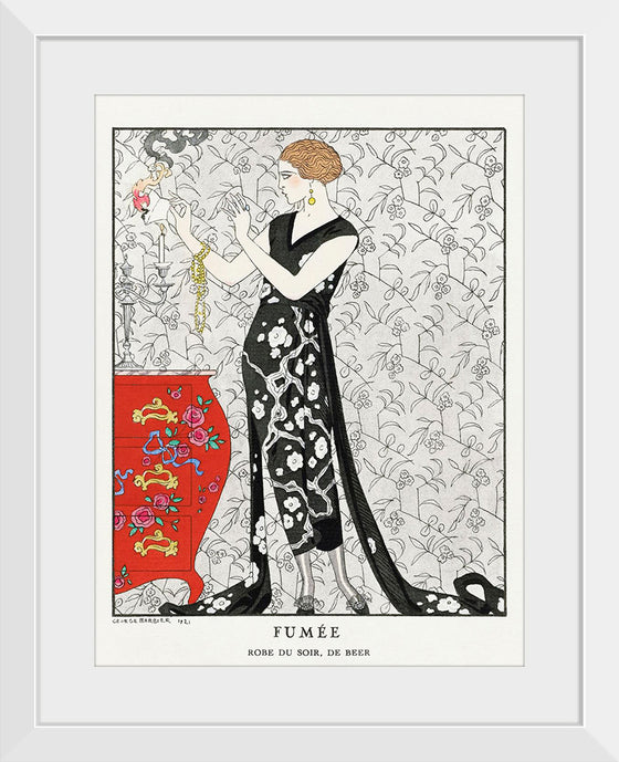 "Fumée: Robe du soir, de Beer (1921)", George Barbier