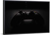 "A Dark Background Photograph of an Xbox Controller"