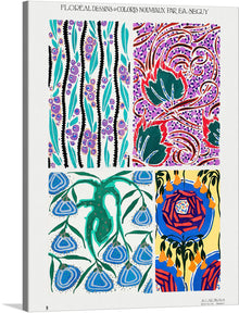  Immerse yourself in the vibrant and eclectic world of E.A. Seguy with this exquisite print featuring a collection of his iconic floral designs. Each piece is a symphony of color and form, showcasing the artist’s mastery in creating mesmerizing patterns that dance between the abstract and the familiar. The intricate details, bold color palettes, and fluid lines make each design a standalone masterpiece while together telling a story of nature’s enchanting beauty. 