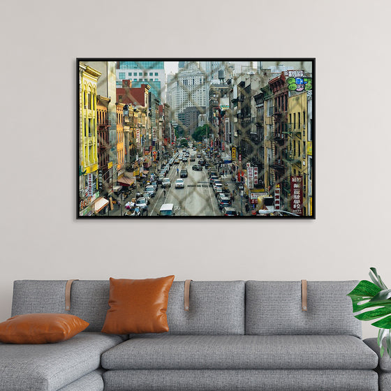 "Overview of China Town in New York City"