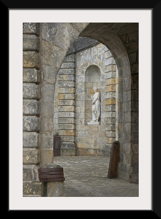 "Statue escalier fer à cheval Fontainebleau, Seine-et-Marne, France", Jebulon