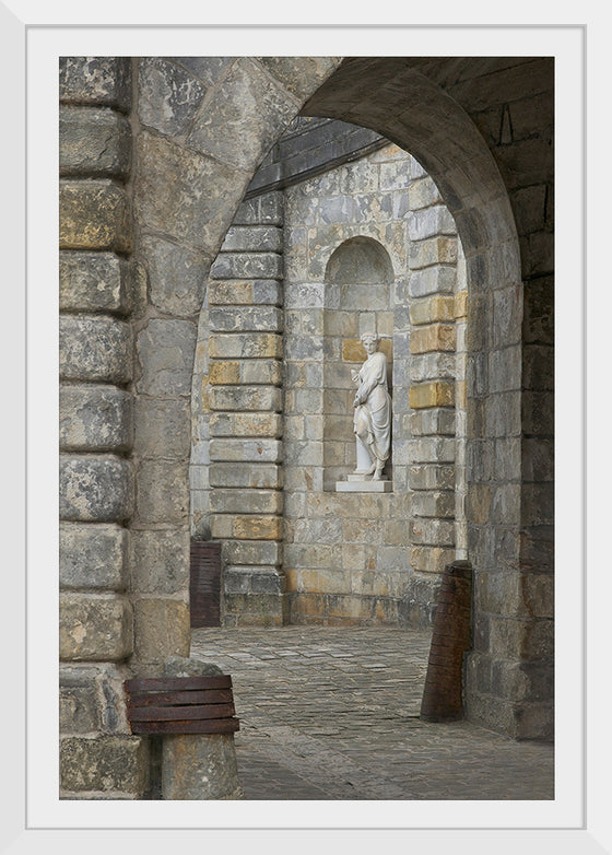 "Statue escalier fer à cheval Fontainebleau, Seine-et-Marne, France", Jebulon