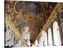   “Palace of Versailles Hall of Mirrors.” This iconic hall is a masterpiece of opulence and grandeur, capturing the essence of French art and history. The intricate paintings adorning the vaulted ceiling, the dazzling chandeliers, and the gilded adornments are captured with stunning clarity in our high-quality prints. The reflection of natural light through arched windows illuminates the hall’s majestic aura, offering a glimpse into a world where art and history converge. 