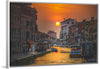 "Sunset in Venice, Italy"