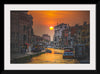 "Sunset in Venice, Italy"