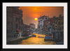 "Sunset in Venice, Italy"