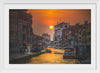 "Sunset in Venice, Italy"