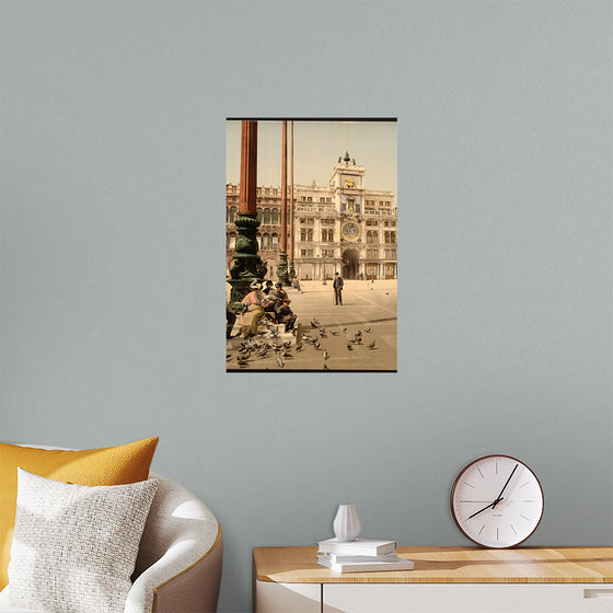 "St. Mark's Place and Clock, Venice, Italy"