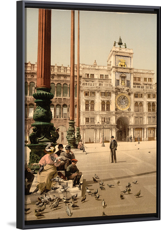 "St. Mark's Place and Clock, Venice, Italy"