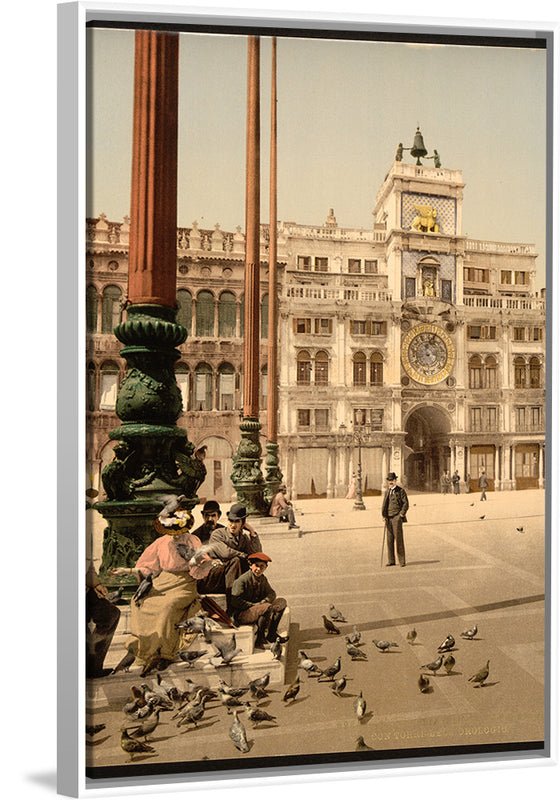 "St. Mark's Place and Clock, Venice, Italy"