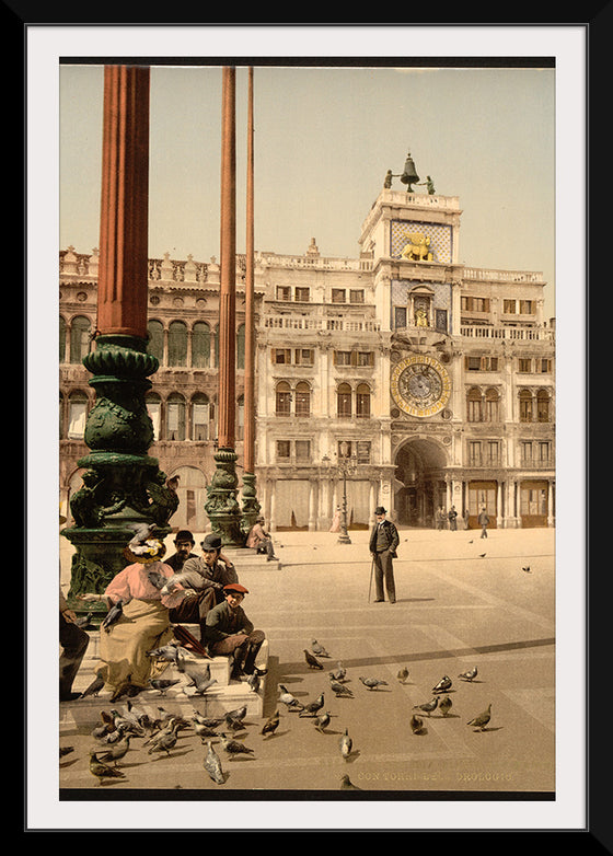 "St. Mark's Place and Clock, Venice, Italy"