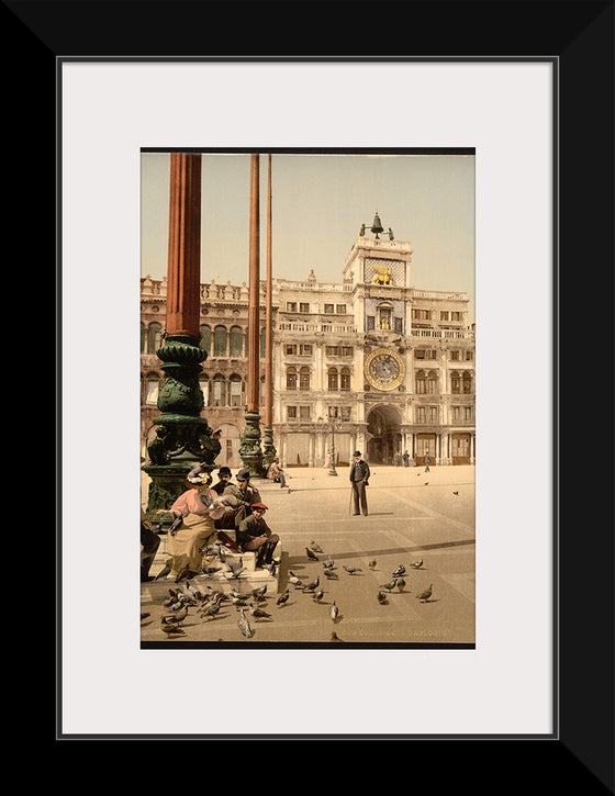 "St. Mark's Place and Clock, Venice, Italy"