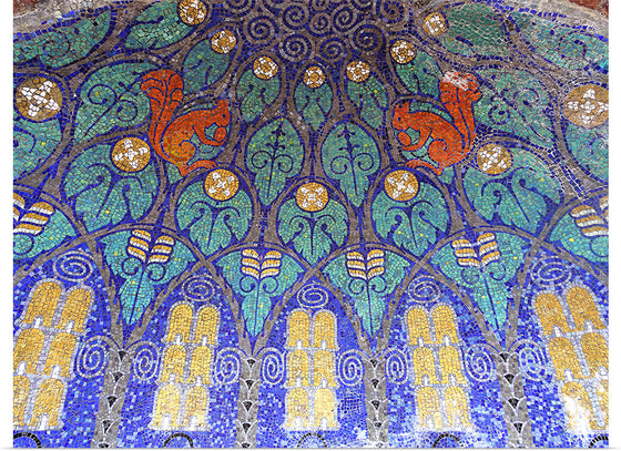 "Mosaic Niche - Mathildenhöhe - Darmstadt, Germany", Daderot