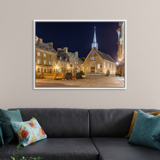 "Place Royale at night, Vieux-Québec, Quebec ville, Canada", Wilfredo Rafael Rodriquez Hernandez