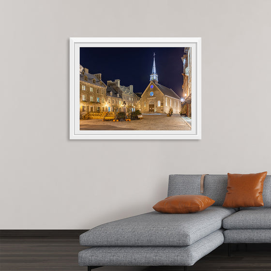 "Place Royale at night, Vieux-Québec, Quebec ville, Canada", Wilfredo Rafael Rodriquez Hernandez