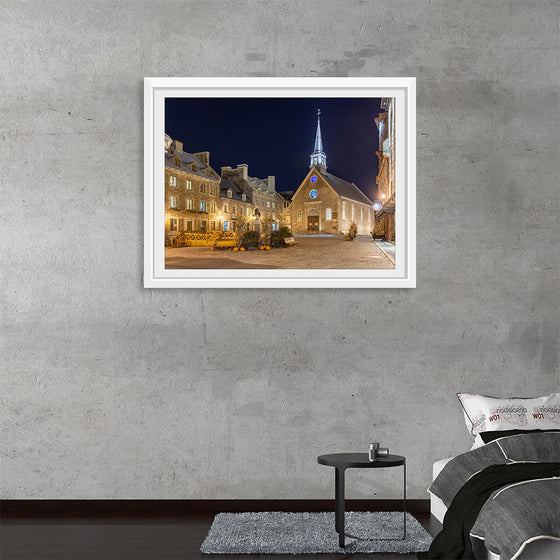 "Place Royale at night, Vieux-Québec, Quebec ville, Canada", Wilfredo Rafael Rodriquez Hernandez