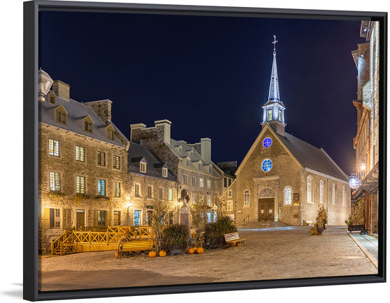 "Place Royale at night, Vieux-Québec, Quebec ville, Canada", Wilfredo Rafael Rodriquez Hernandez