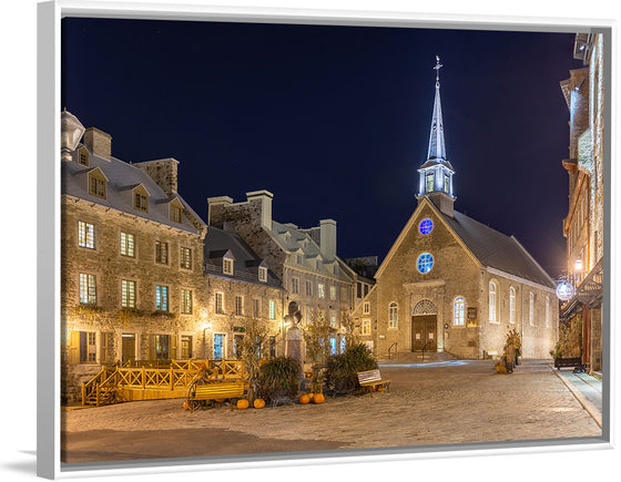 "Place Royale at night, Vieux-Québec, Quebec ville, Canada", Wilfredo Rafael Rodriquez Hernandez